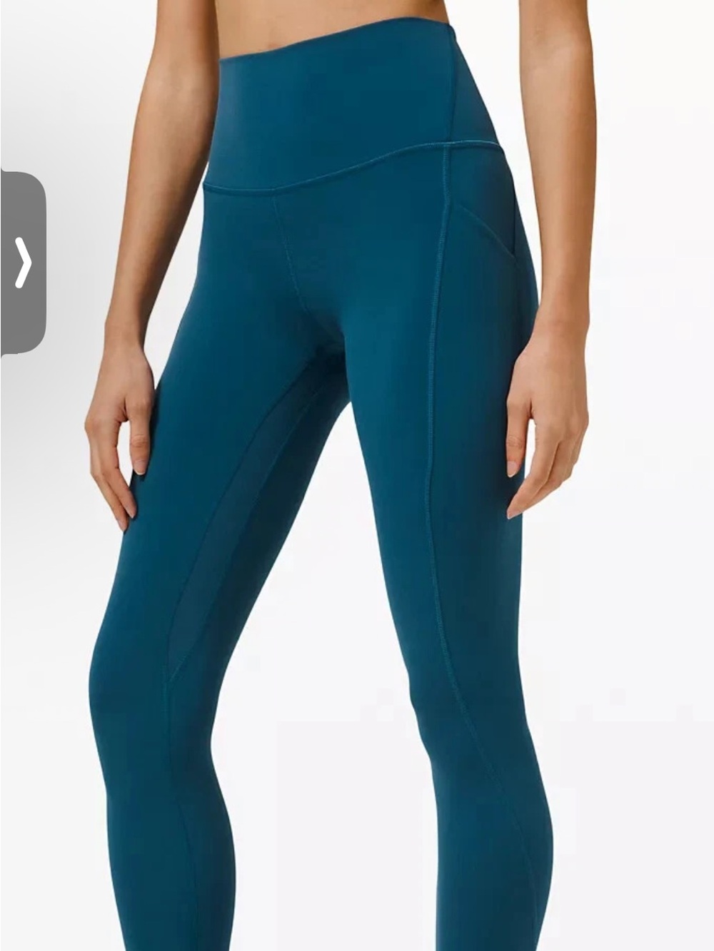 Lululemon Align High-Rise Pant with Pockets 25” Blue Borealis Size 12